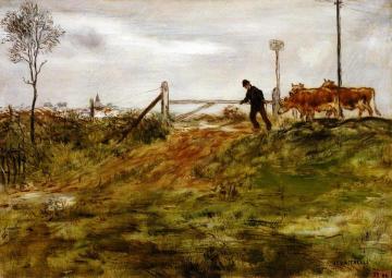 Suburbs of Paris Artwork by Jean-François Raffaëlli