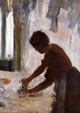 Woman Ironing Artwork by Edgar Degas