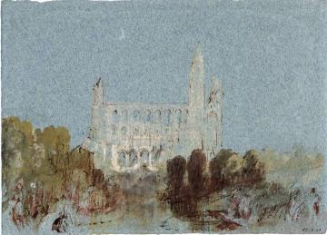 Jumièges, The Abbey by Moonlight Artwork by Joseph Mallord William Turner