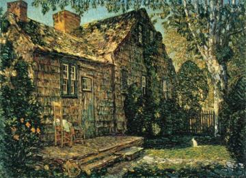 Little Old Cottage, Egypt Lane, East Hampton Artwork by Frederick Childe Hassam