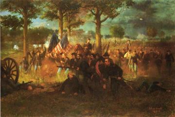 Vermont Division At The Battle Of Chancellorsville Artwork by Julian Scott