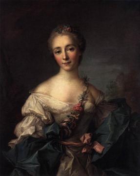 Portrait of a Young Woman Artwork by Jean-Marc Nattier