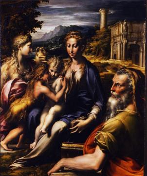 Madonna Of San Zaccaria Artwork by Parmigianino