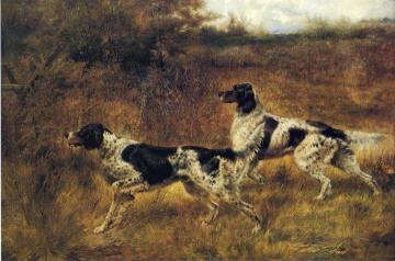 Hunting Dogs Artwork by Edmund Henry Osthaus