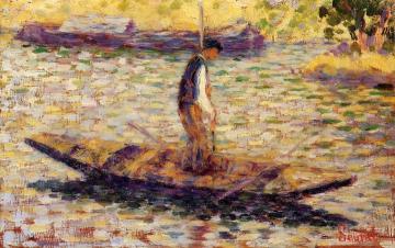 Riverman Artwork by Georges Seurat
