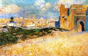 Mansour-El-Hay Gate, Meknes Artwork by Theo van Rysselberghe