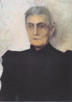 Portrait of an Old Woman Artwork by Paula Modersohn-Becker