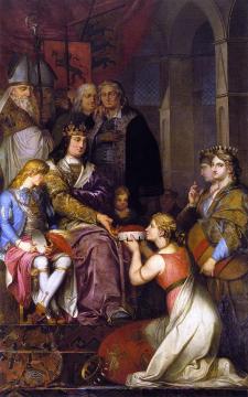 Christian I Elevates Holstein To A Duchy In 1474 Artwork by Nicolai Abraham Abildgaard