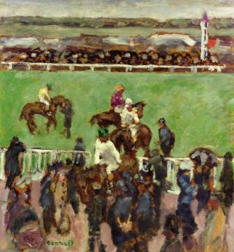 At The Races, Longchamp Artwork by Pierre Bonnard
