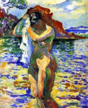 Woman Bather Artwork by Henri Manguin