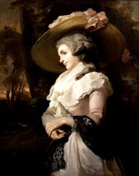 Lady in a Straw Hat Artwork by John Raphael Smith