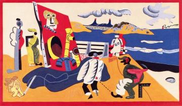 Artist in Search of a Model Artwork by Stuart Davis