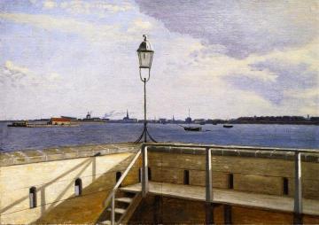 View From The Three Crowns Fort Artwork by Christoffer Wilhelm Eckersberg