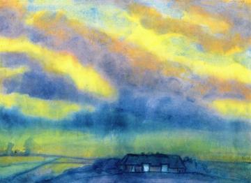 Marsh Landscape Artwork by Emil Nolde