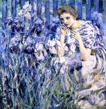 Fleur-De-LIs Artwork by Robert Lewis Reid