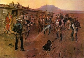 The Tenderfoot Artwork by Charles Marion Russell