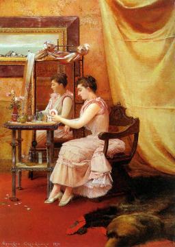 La Toilette Artwork by Georges Croegaert