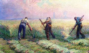 Reapers near Lagny Artwork by Henri Lebasque