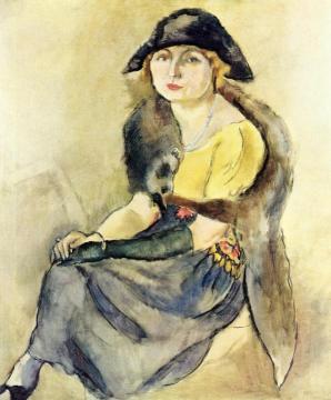 Princess Ghika Artwork by Jules Pascin