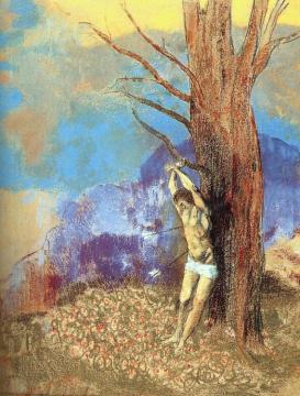 Saint Sebastian Artwork by Odilon Redon