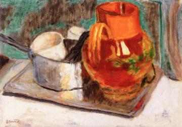 Still LIfe with Orange Pitcher Artwork by Pierre Bonnard
