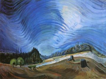 Above The Gravel Pit Artwork by Emily Carr
