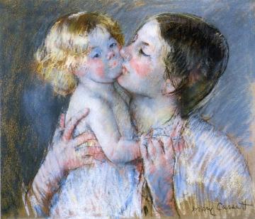 A Kiss For Baby Anne (no. 3) Artwork by Mary Cassatt