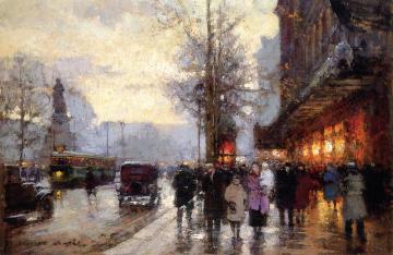Paris, Place de la Republique Artwork by Edouard Léon Cortes