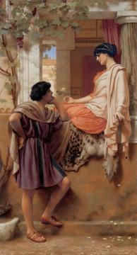 The Old, Old Story Artwork by John William Godward