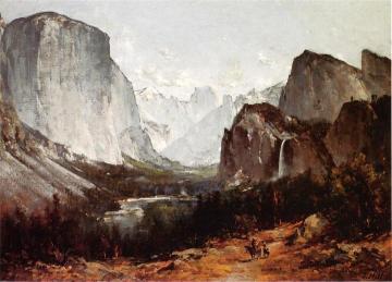 A View of Yosemite Valley Artwork by Thomas Hill