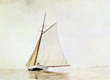 Yachting, off Cloucester Artwork by Winslow Homer
