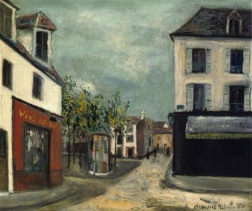 La Place du Tertre Artwork by Maurice Utrillo