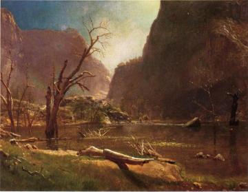 Hatch-Hatchy Valley, California Artwork by Albert Bierstadt