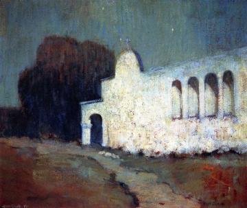 Moonlight, San Juan Capistrano Artwork by Alson Skinner Clark