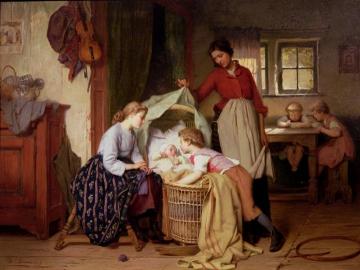 The Newborn Child Artwork by Theodore Gerard