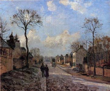 A Road in Louveciennes Artwork by Camille Pissarro