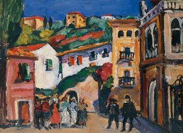 Design for the opera by Wolfgang Amadeus Mozart, 'Don Giovanni' Artwork by Pyotr Konchalovsky