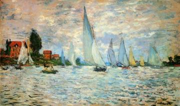 Regatta At Argenteuil Artwork by Claude Oscar Monet