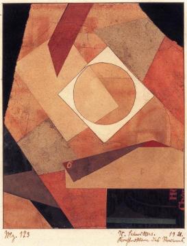Construction of Space Artwork by Kurt Schwitters