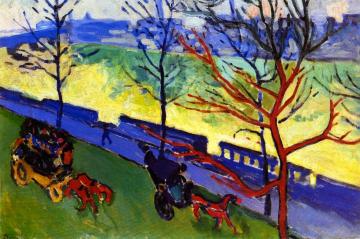The Thames Embankment Artwork by Andre Derain