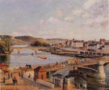 Afternoon, Sun, Rouen Artwork by Camille Pissarro