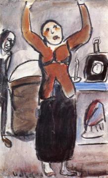 Discord II Artwork by Georges Rouault