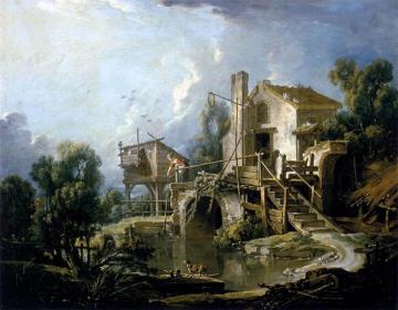 Mill at Charenton Artwork by Francois Boucher
