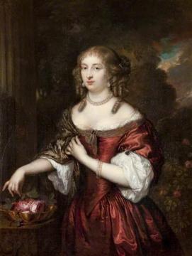 Portrait of a Woman Artwork by Caspar Netscher