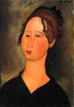 Burgundian Woman Artwork by Amedeo Modigliani