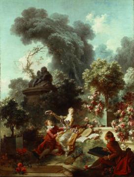 The Progress Of Love, The Lover Crowned Artwork by Jean Honore Fragonard