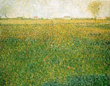 Alfalfa Fields, Saint-denis Artwork by Georges Seurat