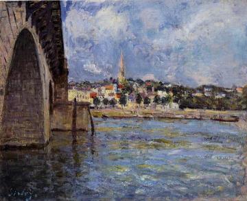 The Bridge at Saint-Cloud Artwork by Alfred Sisley