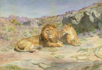 Royalty at Home Artwork by Rosa Bonheur