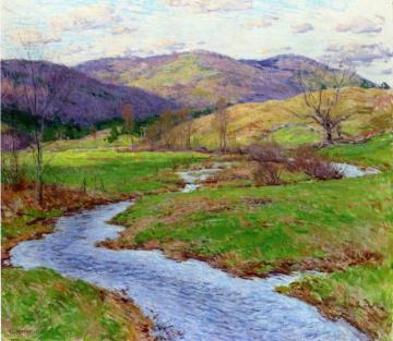 Swollen Brook (No. 2) Artwork by Willard Leroy Metcalf